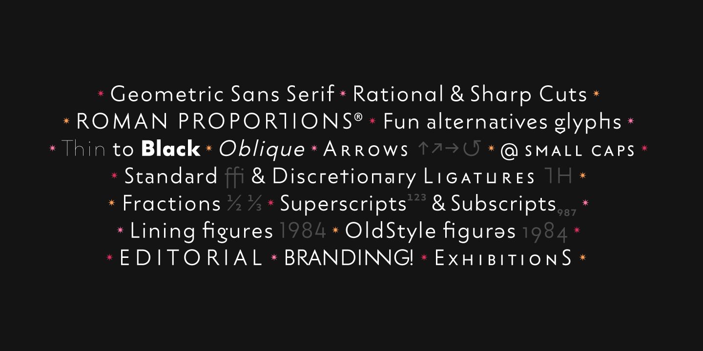 Example font LC Trinidad #15